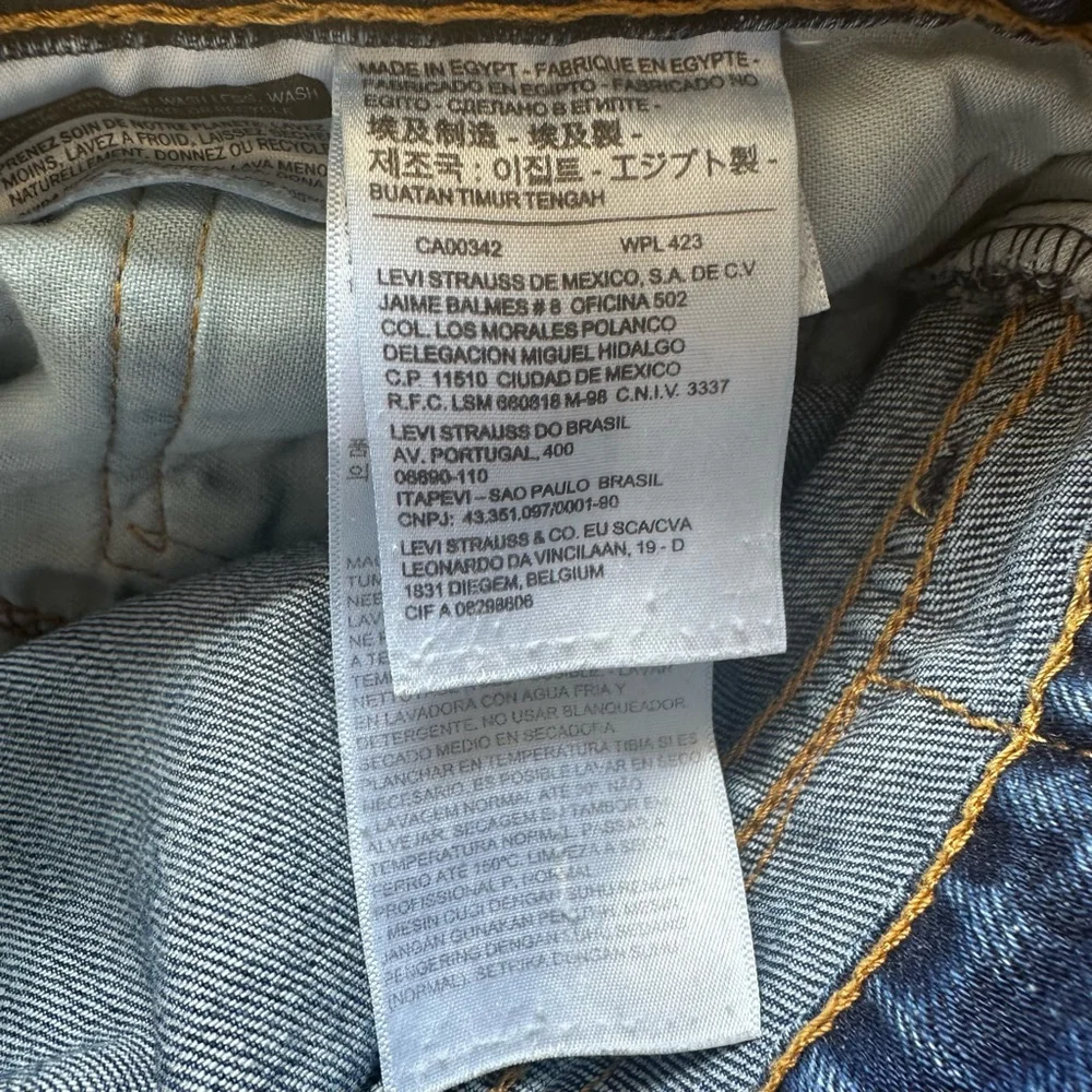 Levi's 511 Jeans Size 34x34 Blue Denim